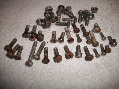 1957 johnson evinrude 18hp fd-11 outboard motor nut,screws and bolts