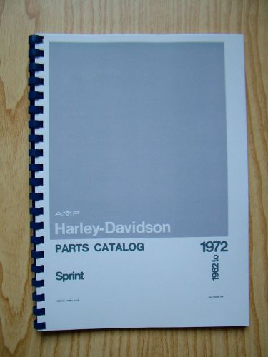 Aermacchi harley sprint parts catalog &amp; parts catalog supplement