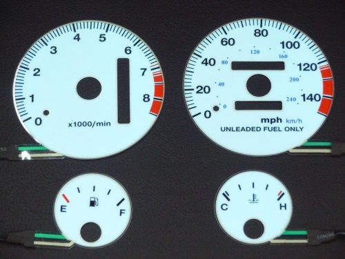 Performax glow gauge face 1994-99 acura integra ls/rs automatic trans el9499ia