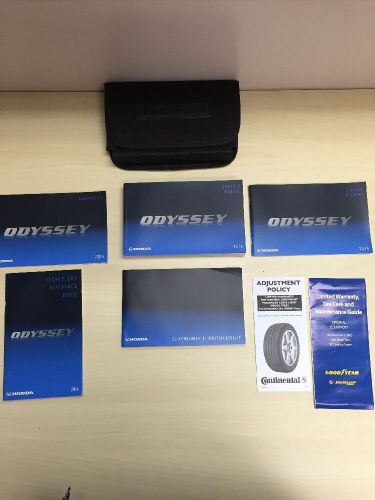 Honda odyssey 2014 owners manual books with case oem