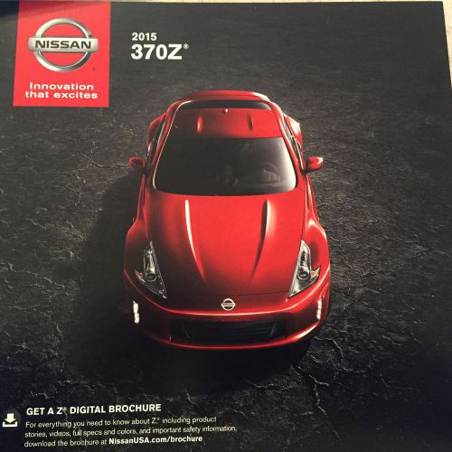 2015 nissan 370z catalog, bi-fold sales brochure