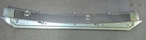 1964-67 chrome chevelle upper cowl panel w/ vent grille