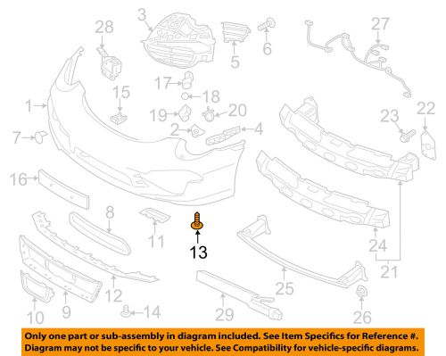 Porsche oem 99-16 911 fender-cover rivet 99959171240