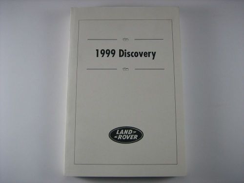 1999 land rover discovery series ii d2 nas owners manual paper hand book genuine