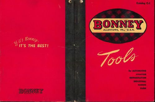 30&#039;s-1947 bonney antique auto tools manual catalog #c-1 general plus chevy ford