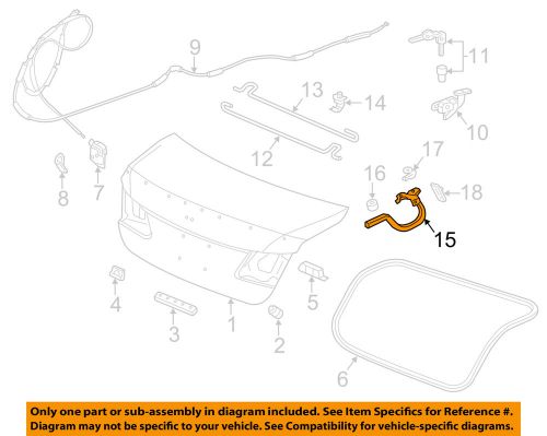 Honda oem 13-16 accord trunk lid-hinge left 68660t2a000zz