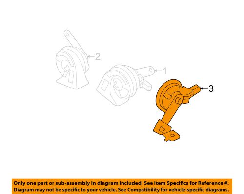 Kia oem 14-15 sorento-alarm horn 966302p100