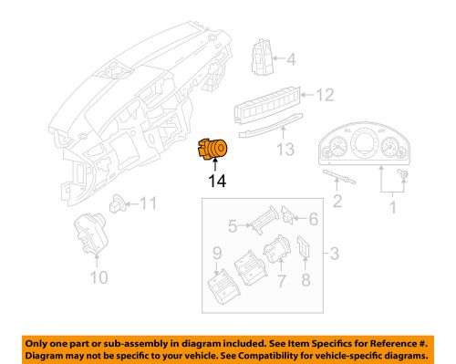 Mercedes mercedes-benz oem 07-15 e350 temperature-in-car sensor 2118300272