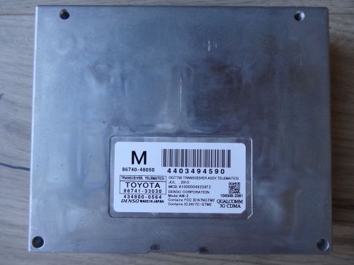 &#039;13-&#039;14 lexus rx350 telematics computer module ecu oem 86740-48050