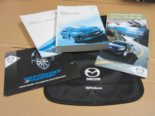 2013 mazda 3 owners manual  (oem) - j2778