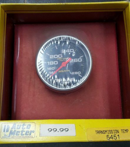 Auto meter 5451 2 5/8&#034; pro comp 140-280 trans temp liquid filled