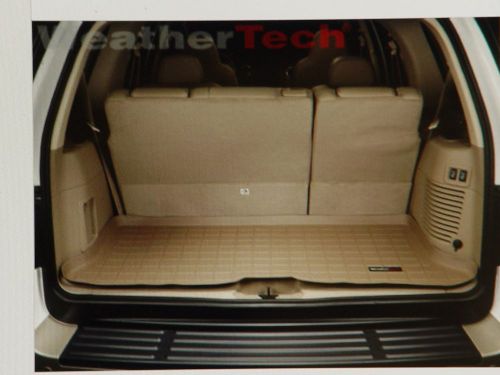 Weather tech 41223 tan cargo liner mat 03-15 ford expedition 03-06 navigator