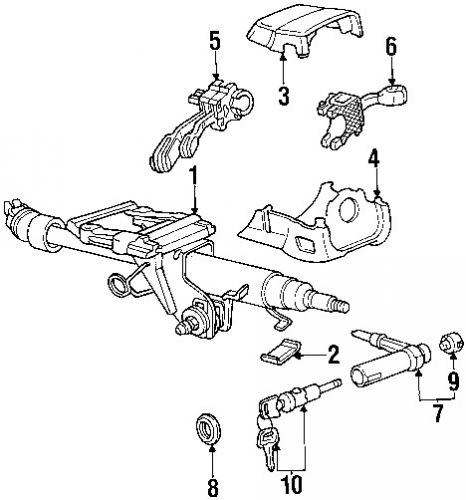 Volkswagen\audi 4b0905849 genuine oem ignition switch