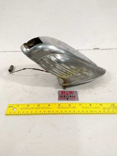 Vintage 1937 oldsmobile trunk tail ornament stop &amp; license light - hot rat rod