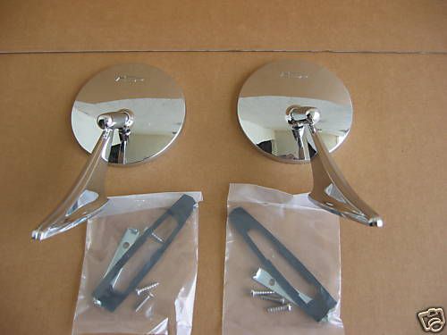 66 67 68 chevelle el camino exterior mirror kit bowtie