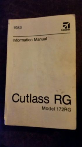 1983 cessna model 172 rg cutlass rg information manual