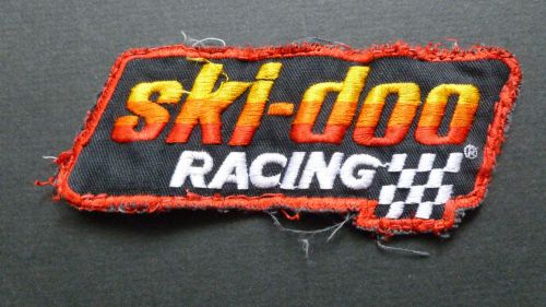Ski-doo racing 1980s snowmobiles sno pro patch embroidered original vintage used