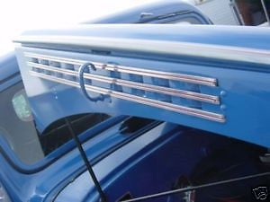 1941 1946 chevrolet truck hood side strips (new)