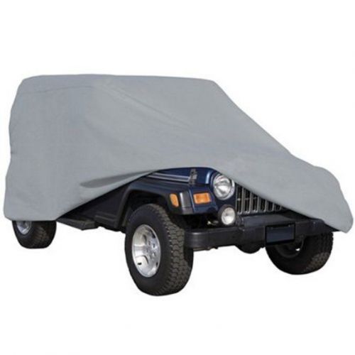 Classic accessories 71103 deluxe polypro iii grey jeep cover