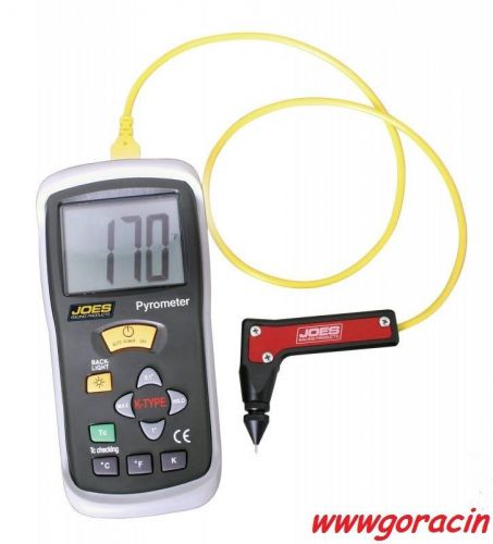 Joes racing products deluxe racing pyrometer,goodyear,hoosier,scca,imca,nasa