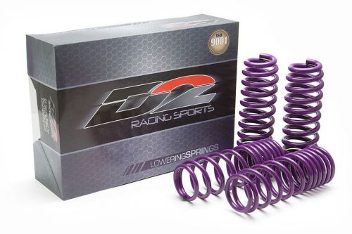 D2 racing lowering springs 07-14 mitsubishi lancer ralliart sportback f-1.2 r1.2