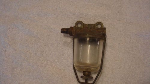 Ac sediment bowl fuel filter w/firewall mount--looks great on rat rod, gmc truck