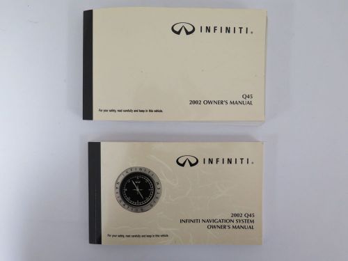 2002 infiniti q45 owners manual book