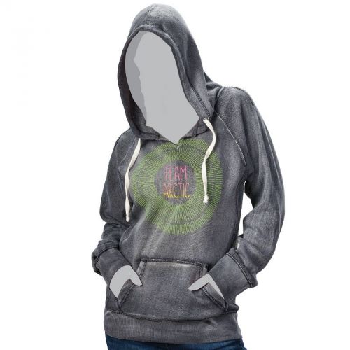 Arctic cat junior&#039;s team arctic burst vintage wash hoodie - gray - 5273-73_