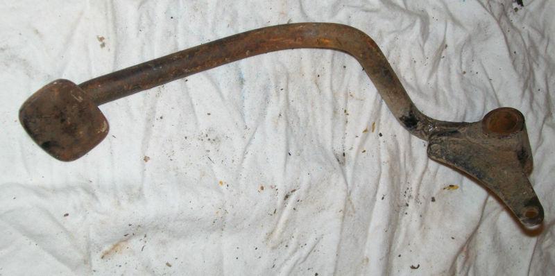 1966ish suzuki k15p vintage hillbilly parts rear brake pedal