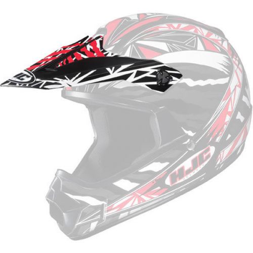 Hjc cl-xy fuze replacement visor red/white