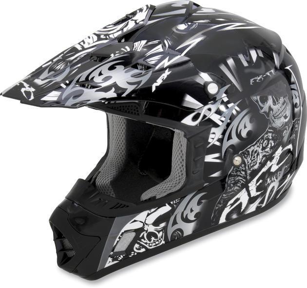 Afx fx-17 shade offroad motorcycle helmet white xl/x-large