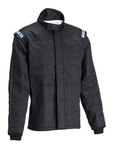 Saprco jade jacket - large, black - sfi rated