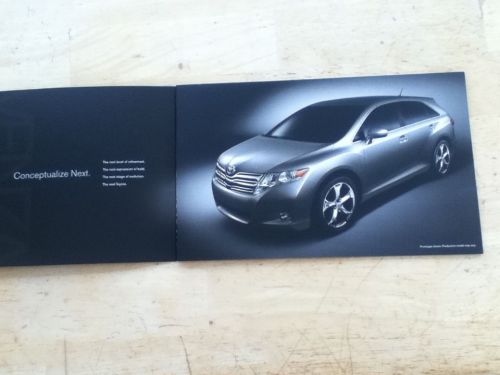 2009 09 toyota venza literature brochure