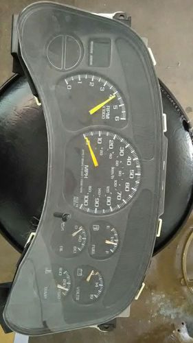 2002 avalanche sierra tahoe gauge cluster speedometer instrument panel