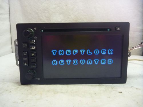 03-05 chevrolet silverado escalade bose um8 navigation gps radio 15229287 j1235