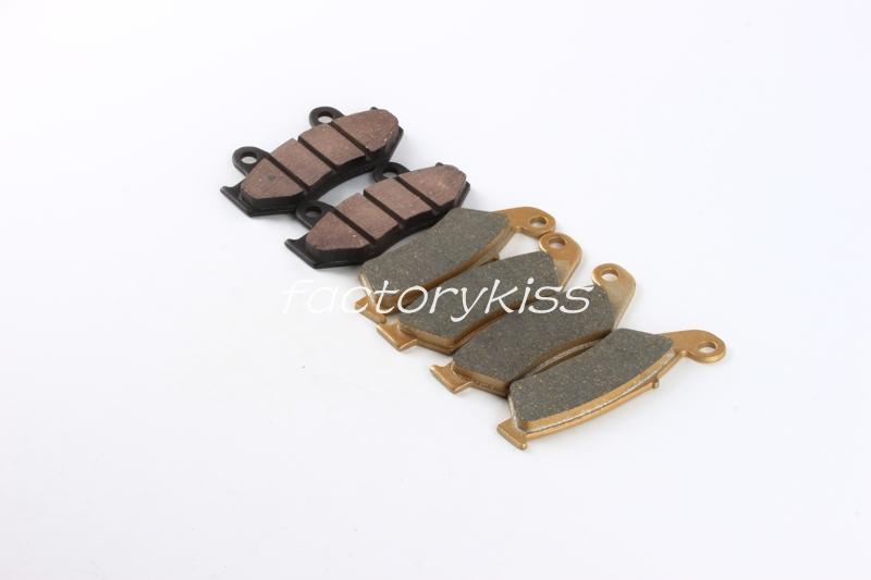 6pcs front rear brake pads honda trx250r fourtrax 1986-1989