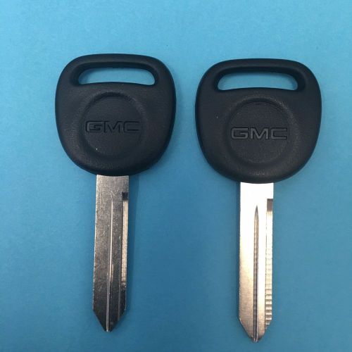 2 new oem original gmc key blanks uncut 15026222 598009 yukon envoy sierra