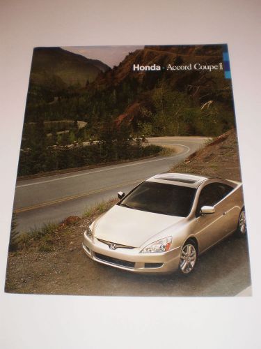 2005 honda accord coupe brochure catalogue