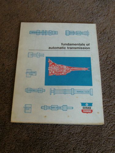 Chrysler dodge plymouth fundamentals of automatic transmission manual a727 a904