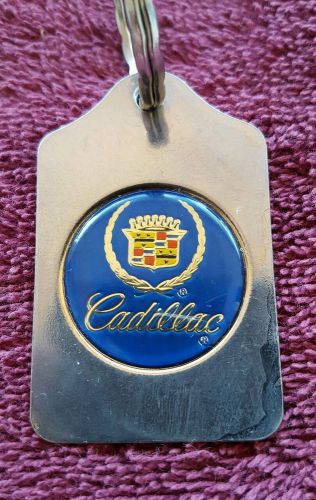 Cadillac wreath crest deville seville eldorado fleetwood vintage chrome keychain