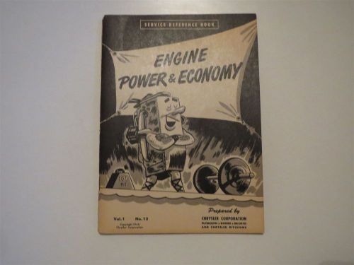 1948 dodge chrysler plymouth desoto engine power &amp; economy reference manual 1-12