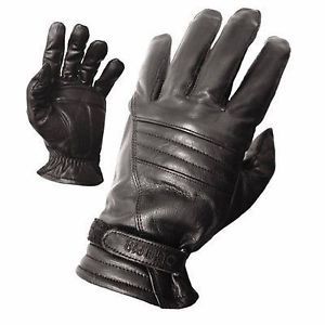 Olympia 400 mens leather gel black classic riding gloves small