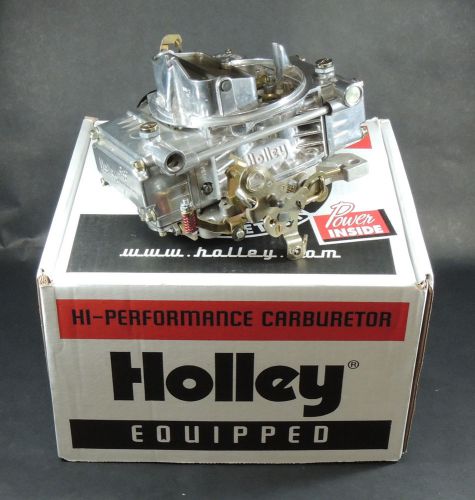 Holley carburetor 4160c universal 600 polished 4 barrel carb