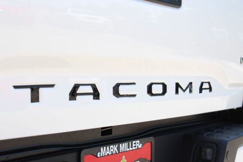 Tailgate letter decals 2016 toyota tacoma