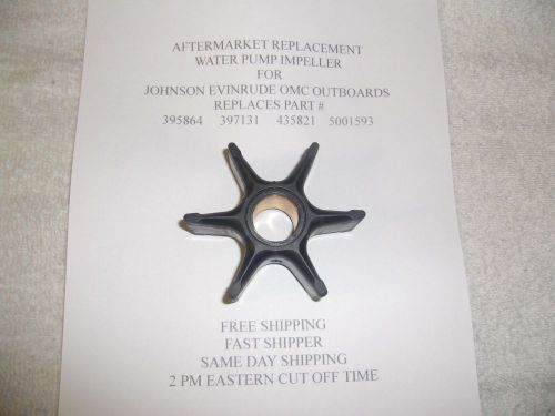 New after market impeller 395864 397131 435821 5001593  johnson evinrude omc