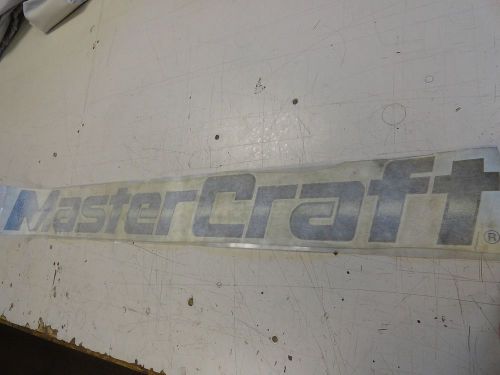 Mastercraft decal blue 48-1/2&#034; l x 5&#034; h marine boat