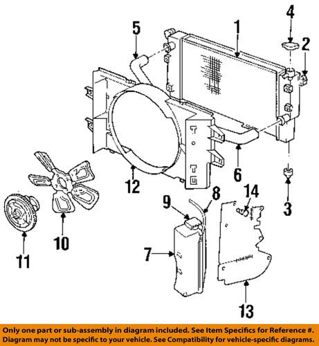 Dodge oem 52027778 engine coolant recovery tank-reservoir tank