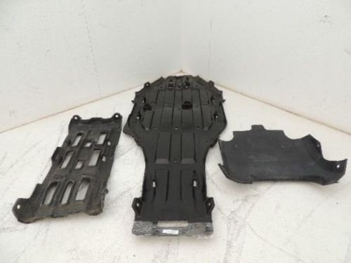 09 08-14 suzuki king quad 750 plastic frame belly bumper skid plate guards b