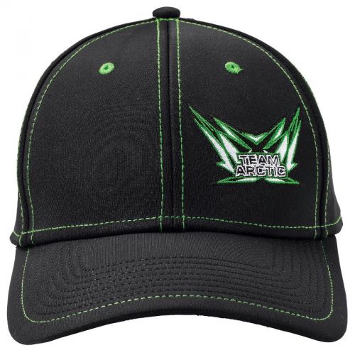 Arctic cat team arctic flag embroidered performance cap - black green - 5263-134