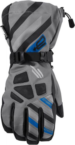 Arctiva snow snowmobile men&#039;s 2017 ravine gloves (gray/blue) choose size